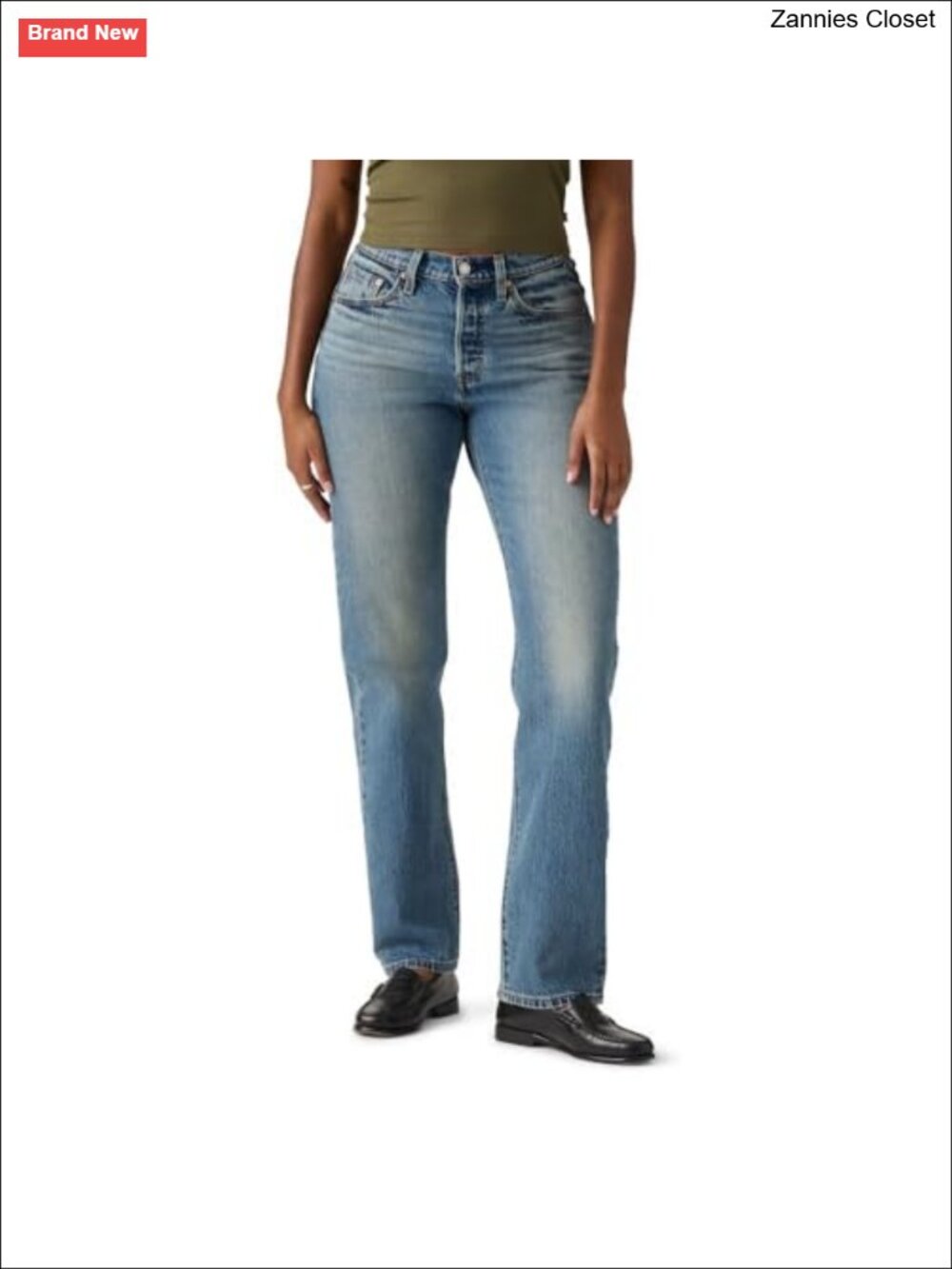 Levi's 501 Curve Jeans High Rise Straight Leg Low Stretch Women's